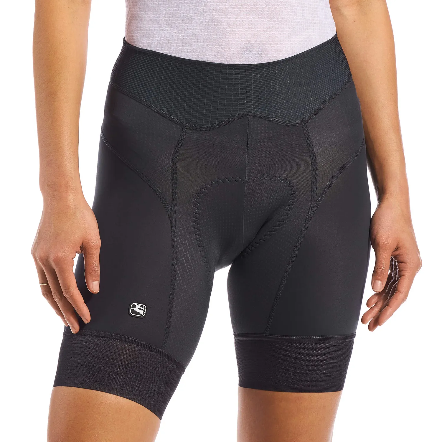 Giordana FR-C Pro Short cykelbyxor dam kort ben olivgrön kompression