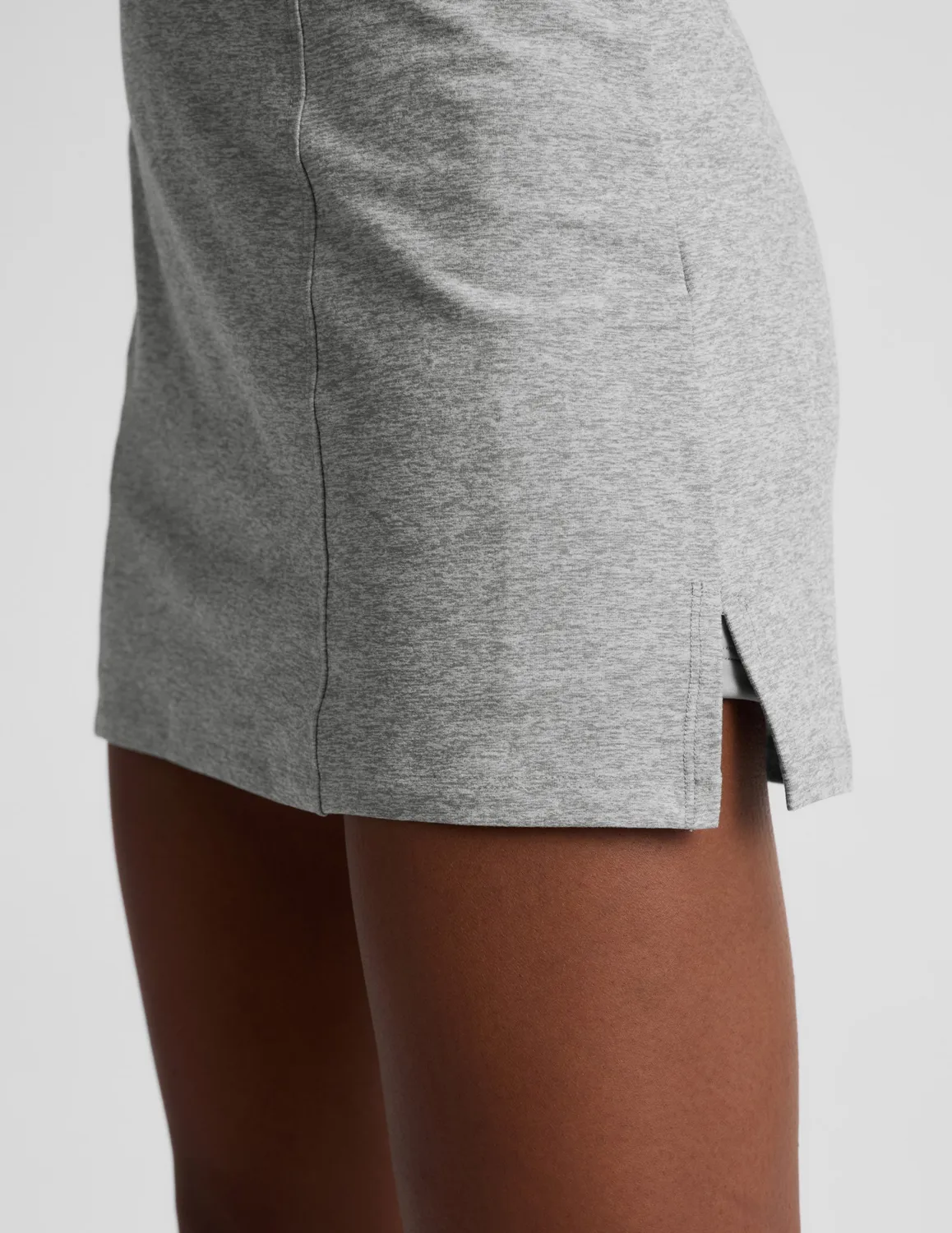 Beyond Yoga Spacedye Starting Line Dress mini-träningsklänning Silver Mist