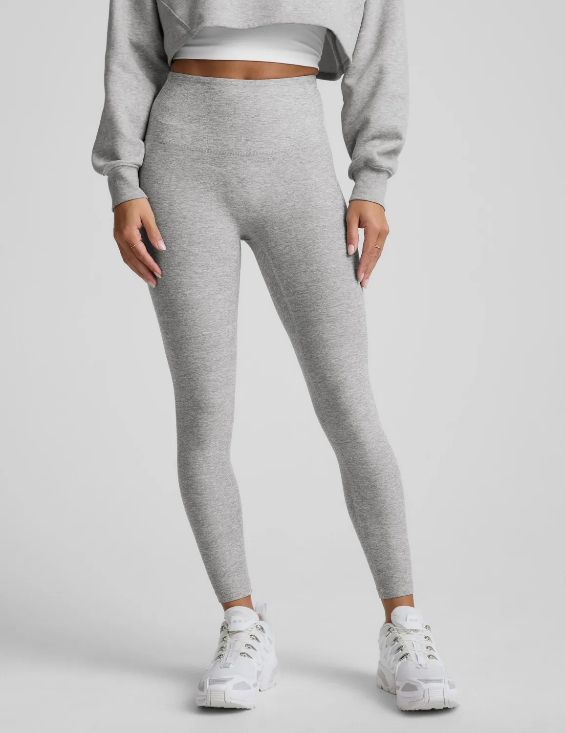 Beyond Yoga Spacedye No Front Seam Midi leggings grå