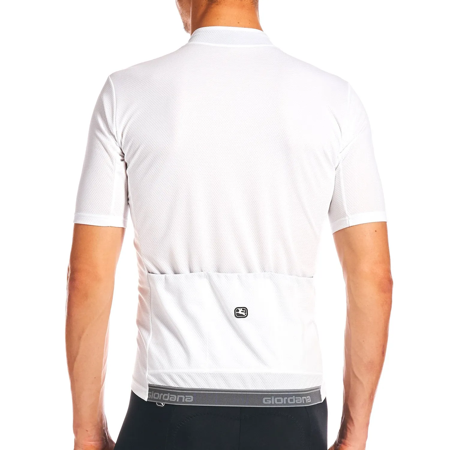 Giordana Fusion cykeltröja vit mjuk UPF 40