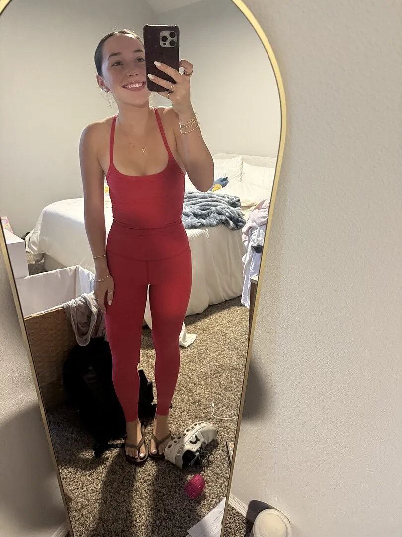 Beyond Yoga Spacedye Caught In The Midi High Waisted leggings Dreamsicle mjuk