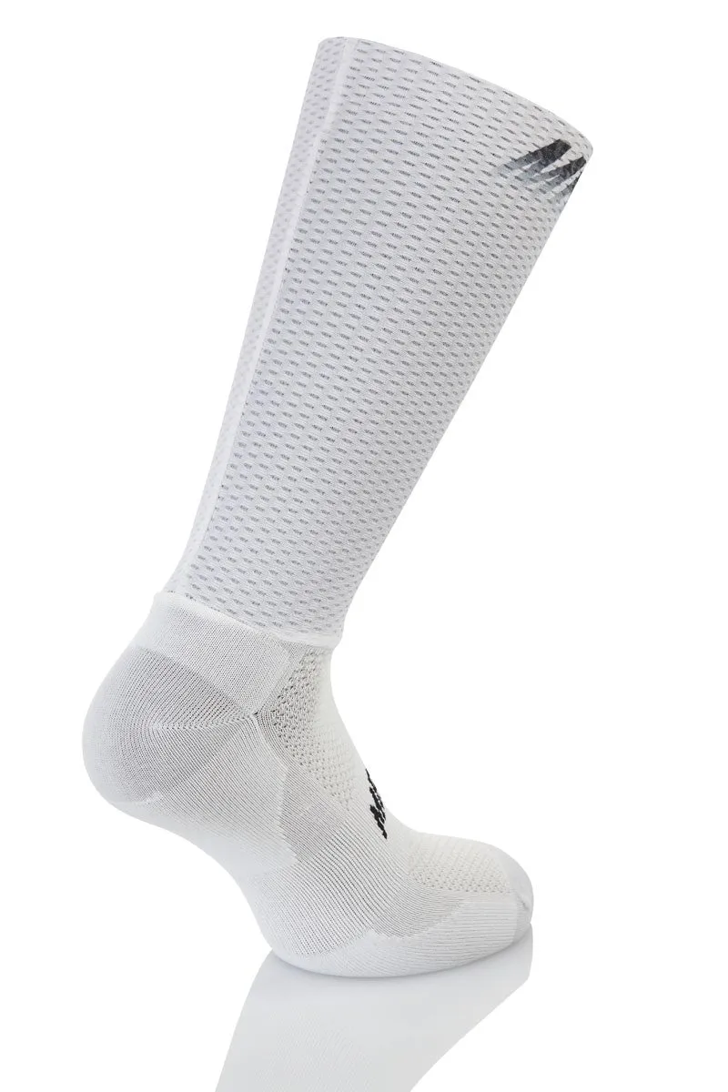 MB Wear Aero Dry cykelstrumpor vit S/M