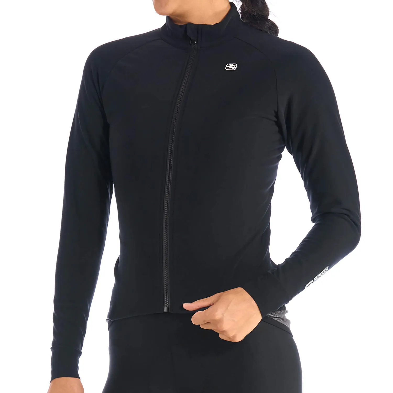 Giordana G-Shield cykeltröja dam långärmad svart