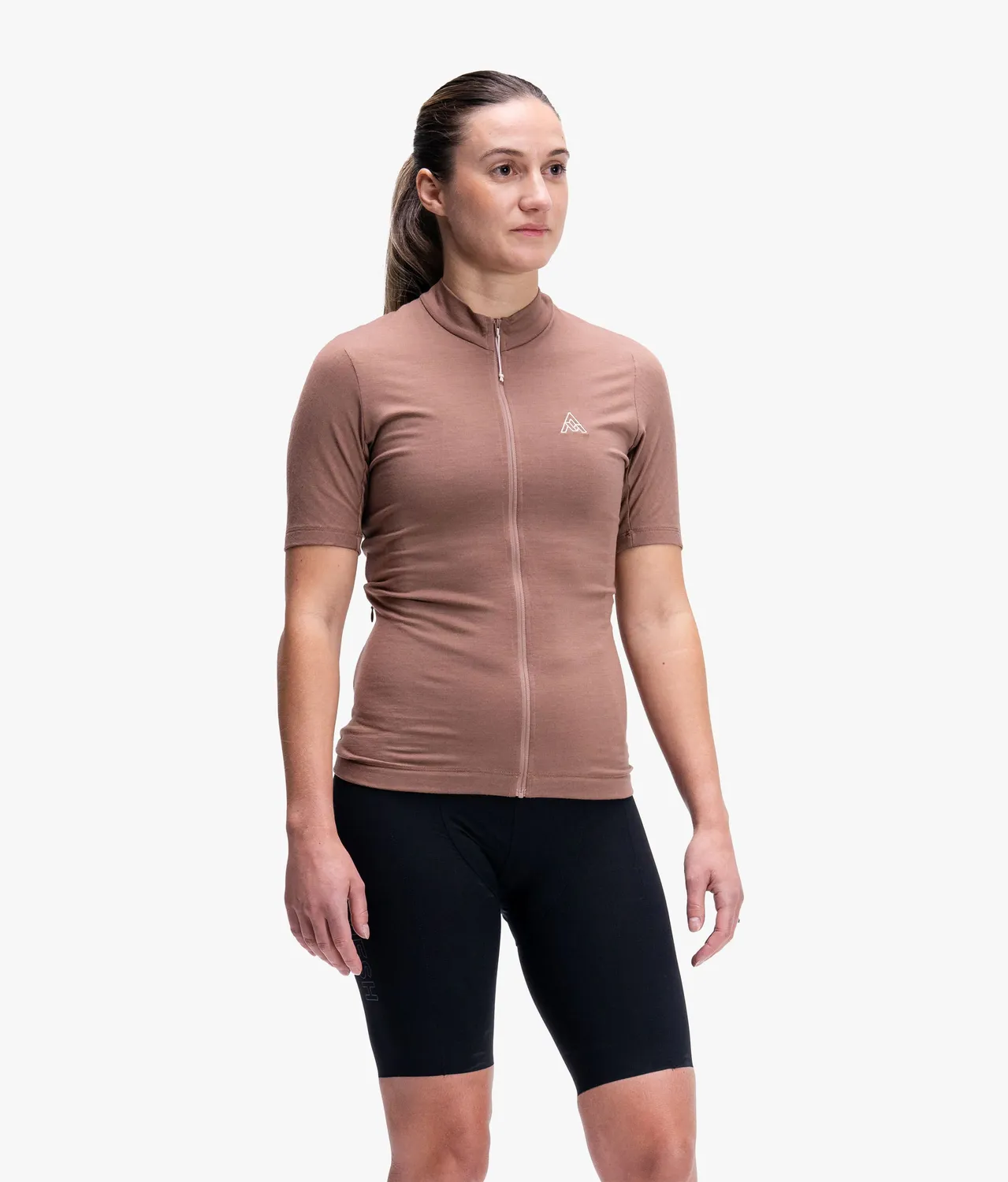 7MESH Ashlu Merino dam cykeltröja Toffee