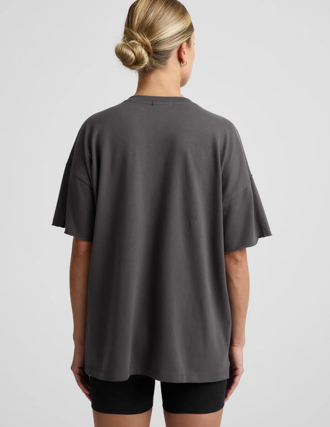 Beyond Yoga SoftKnit Better Than Ever Oversized V-Neck t-shirt Black Ash
