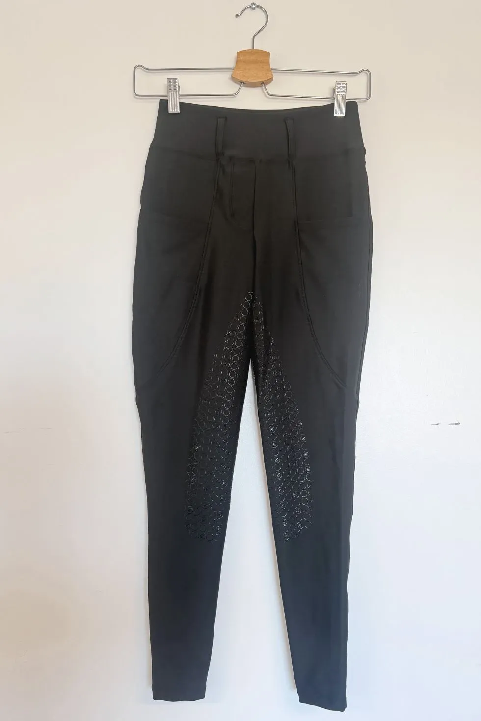 ZacZess London Black Hybrid ridleggings svart begagnad XS
