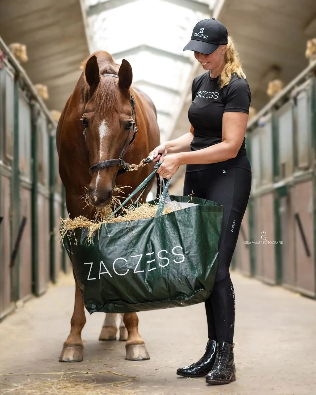 ZacZess Ohio Black ridleggings plus stora storlekar