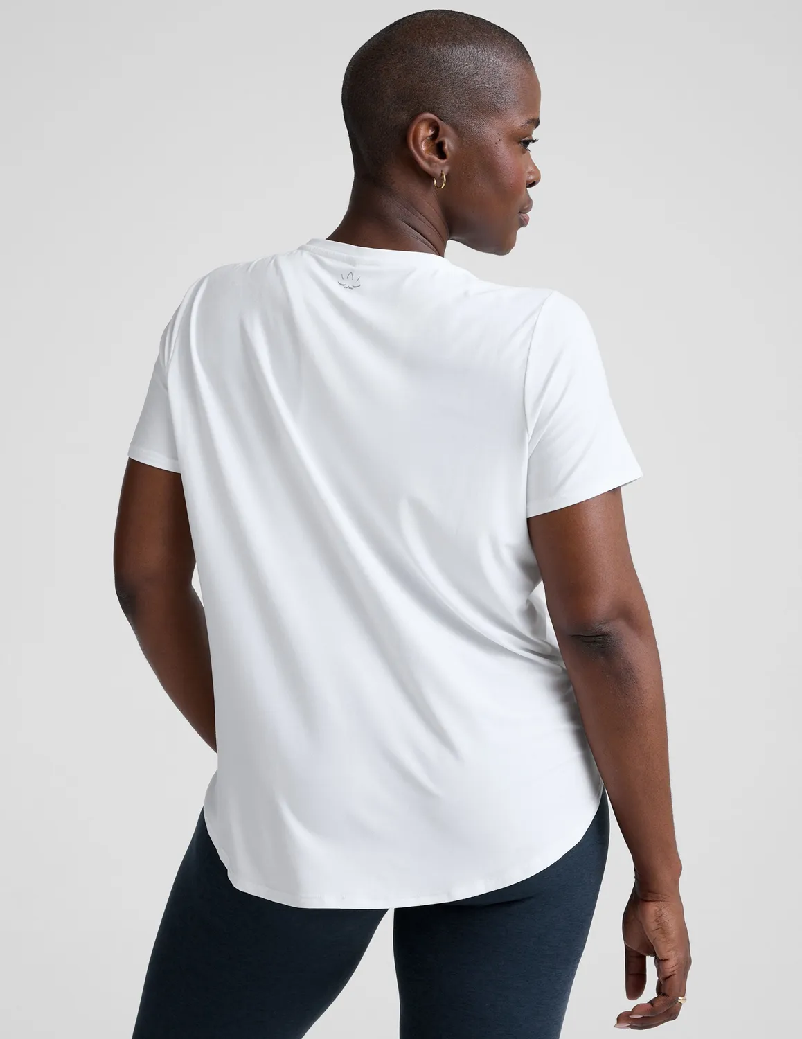 Beyond Yoga Featherweight On The Down Low t-shirt Cloud White