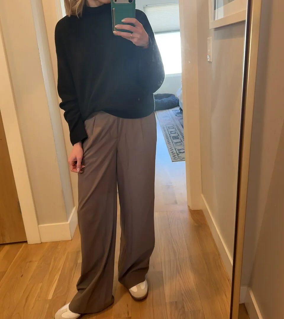 Beyond Yoga Status Wide Leg Trouser 31" byxor Soft Umber vida