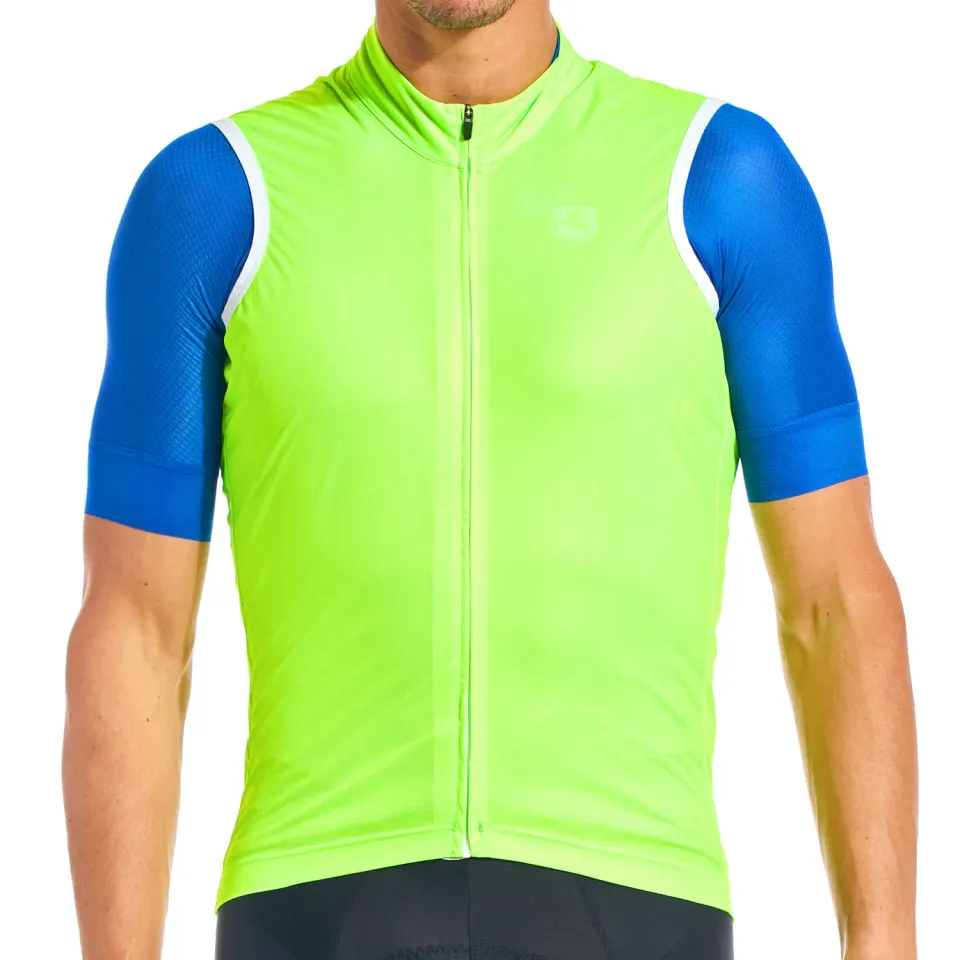 Giordana Neon Wind Vest cykelväst neon packbar