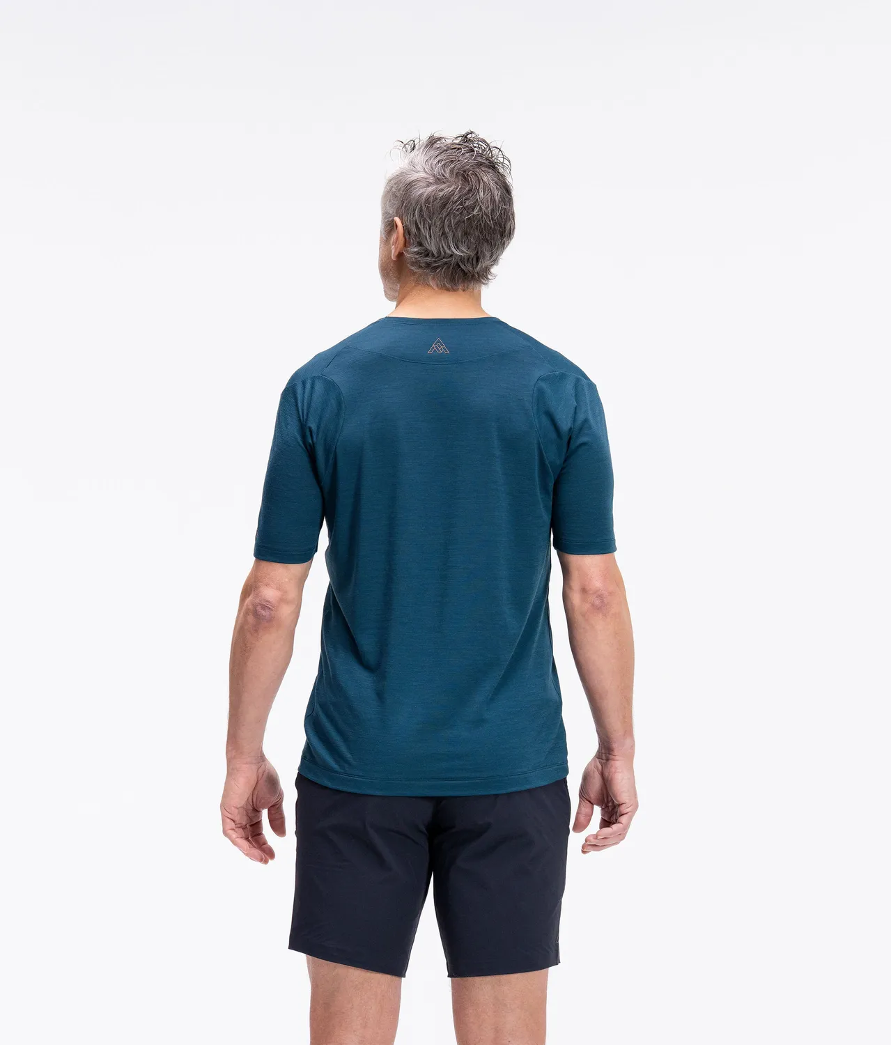 7MESH Desperado Merino t-shirt herr Deep Sea ledig