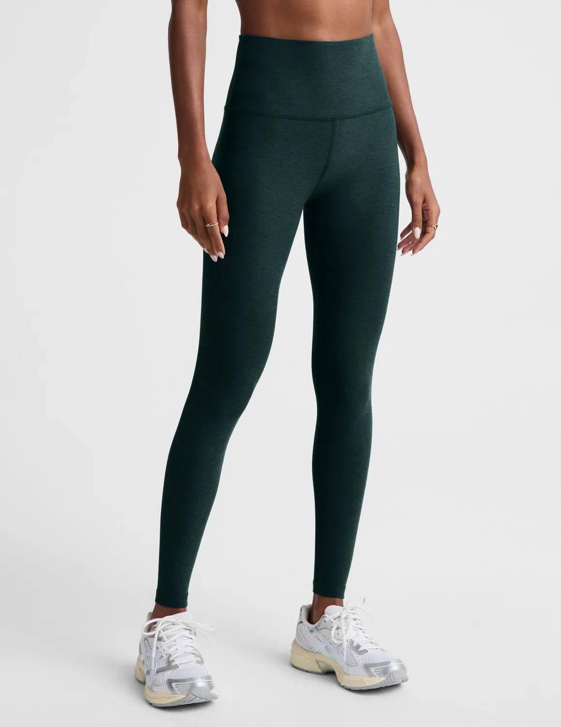 Beyond Yoga Spacedye Vitalize Full Length leggings dark ivy heather hög midja