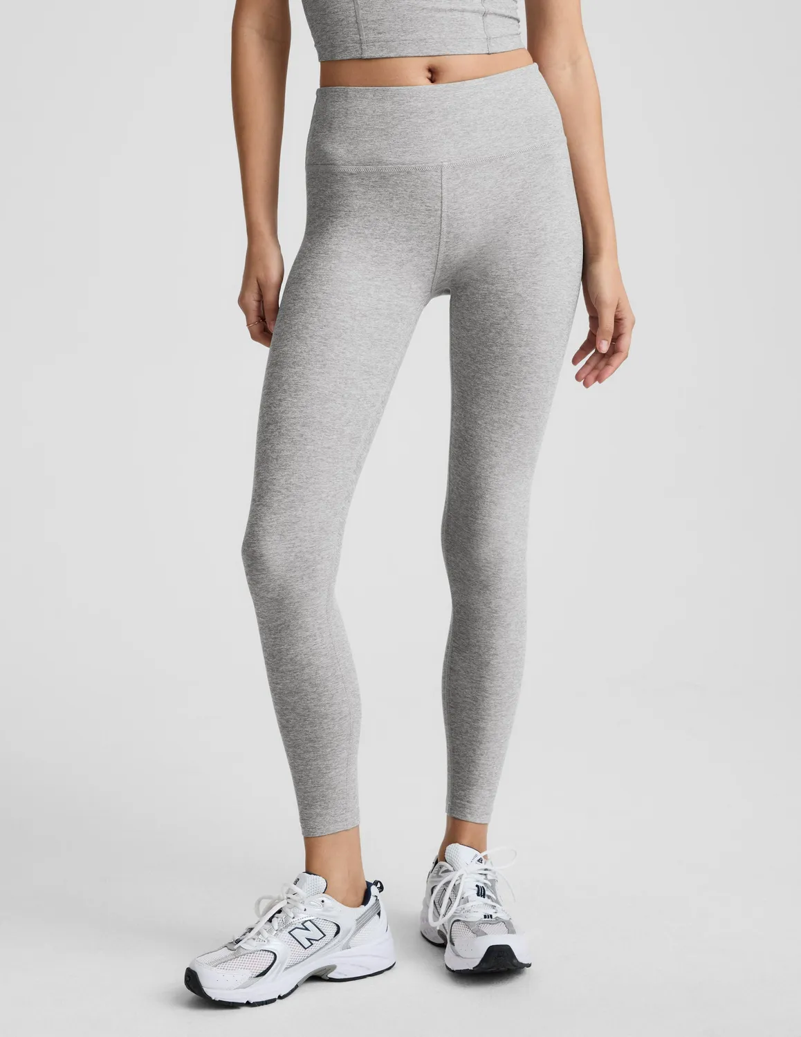 Beyond Yoga Spacedye Mid-Rise Legging Tights Silver Mist Melerad
