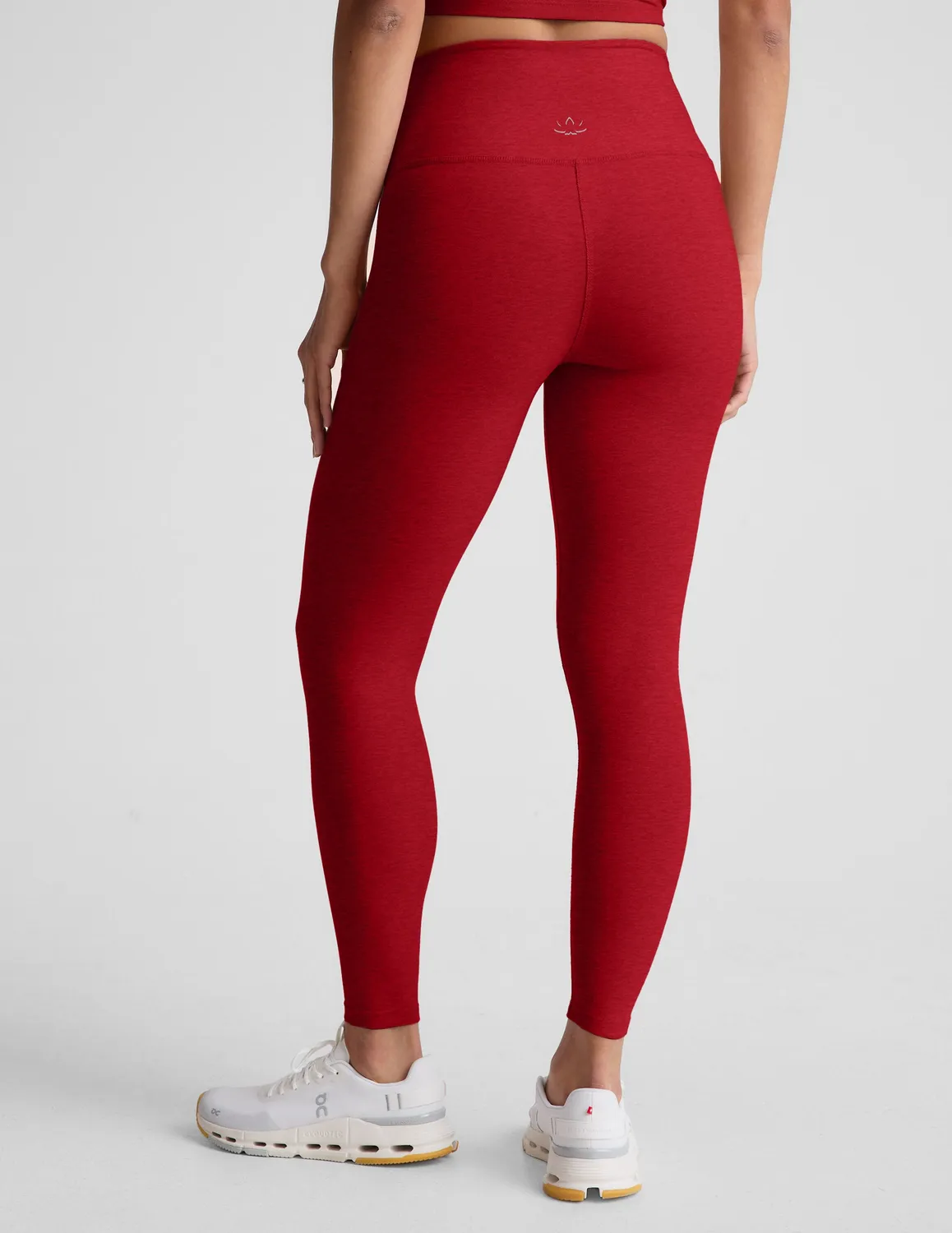 Beyond Yoga Spacedye At Your Leisure High Waisted Midi Legging leggings holly red