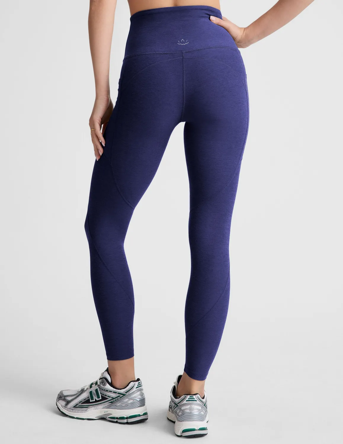 Beyond Yoga Spacedye Equipped Pocket Midi Legging tights Eternal Blue Heather