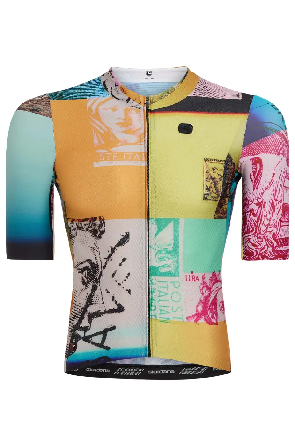 Giordana La Posta FR-C Pro cykeltröja herr blå