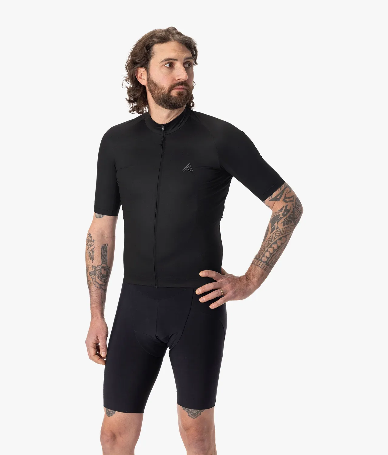 7mesh Atlas Short Sleeve cykeltröja Black ventilerande