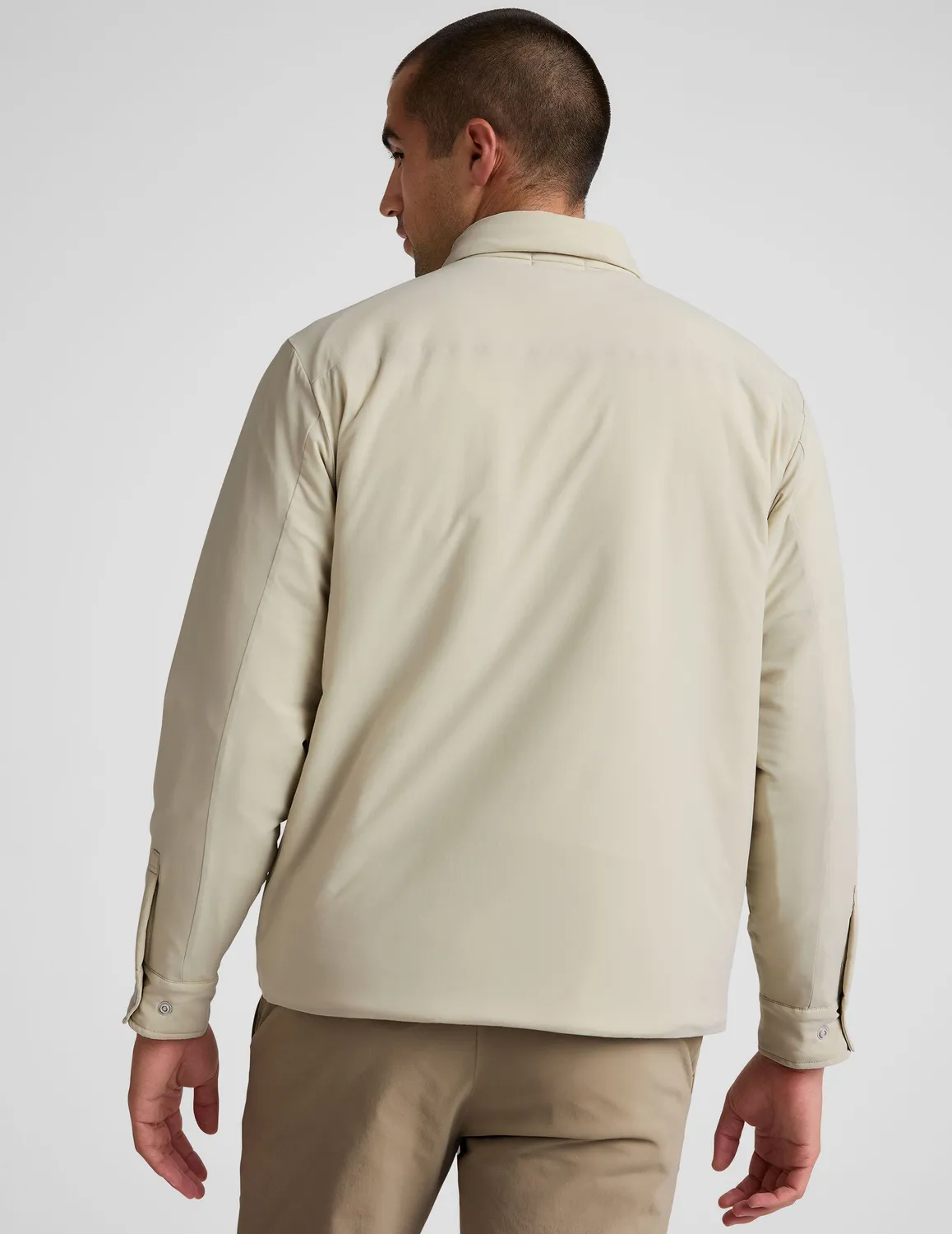 Beyond Yoga In Flight Insulated skjortjacka Sand vadderad