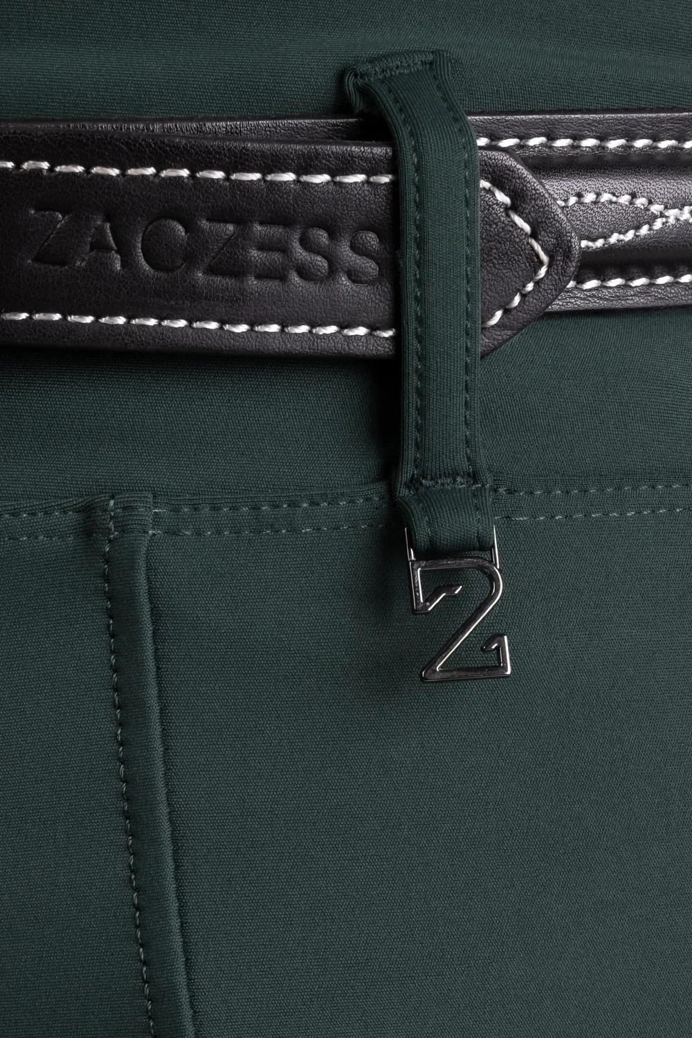 ZacZess London Pine Hybrid ridleggings plus mörkgrön