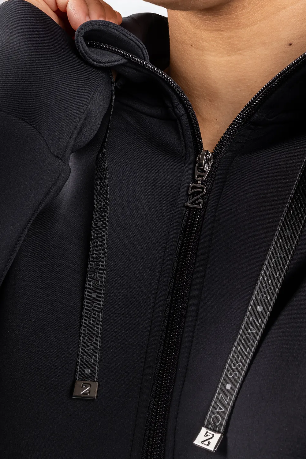ZacZess Brooklyn Black hoodie plus L-2XL