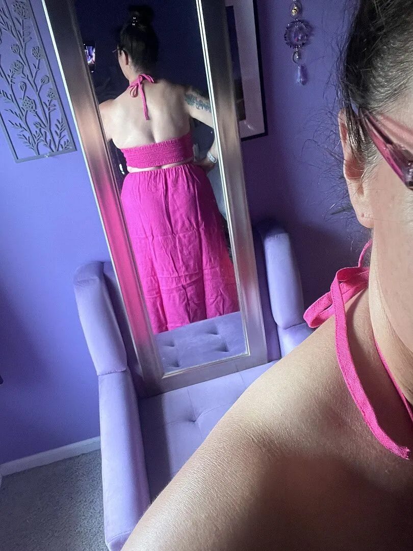 Beyond Yoga SoftWash Linen Halter maxiklänning ljusbrun