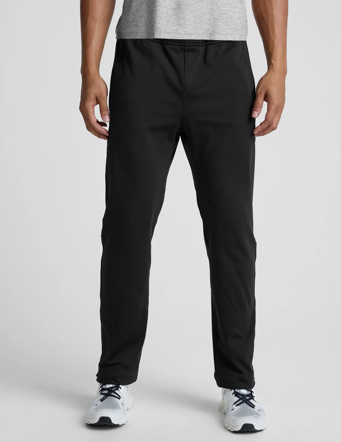 Beyond Yoga Pacer Fleece-Backed Men's Pant träningsbyxa Black fleece