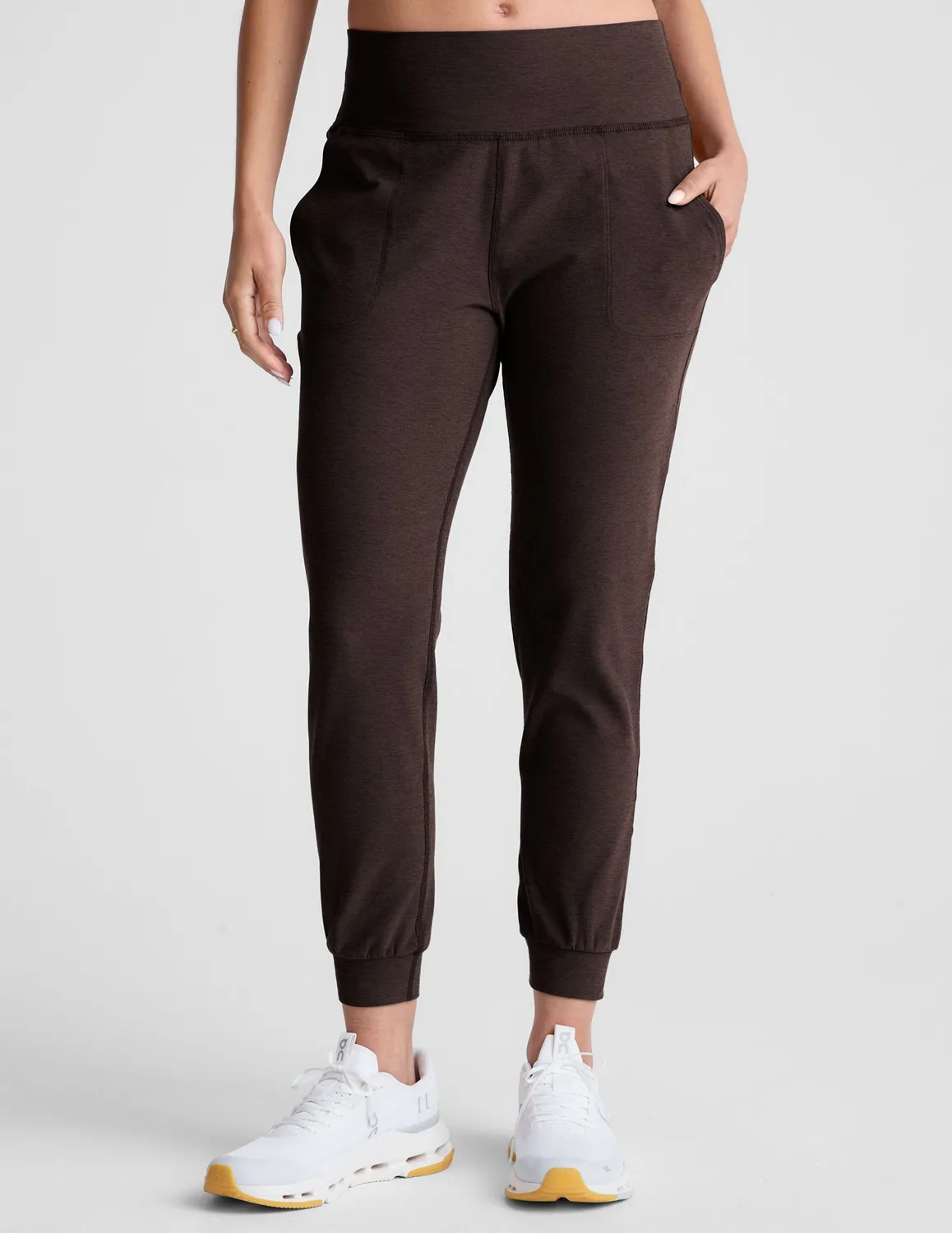 Beyond Yoga Spacedye Midi Jogger mjukisbyxor Dark Chocolate mjuk