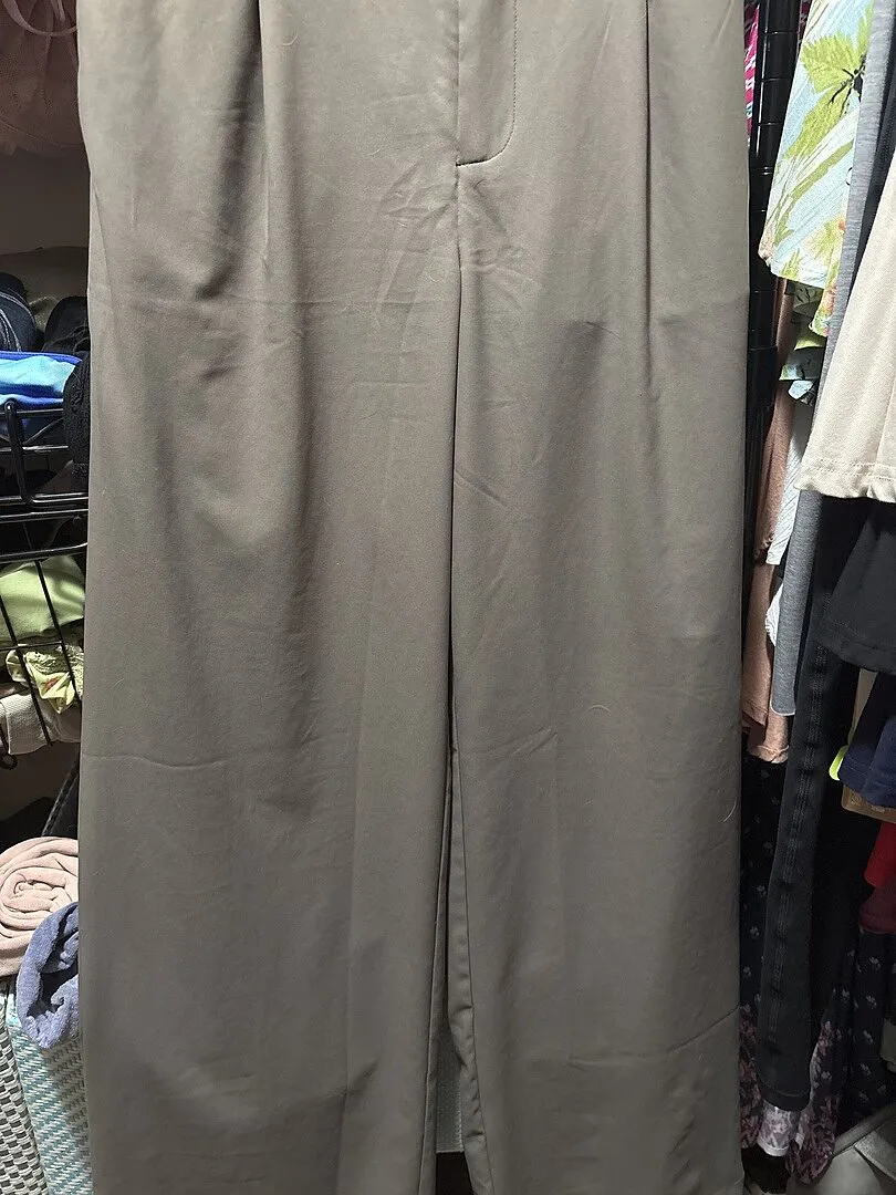 Beyond Yoga Status Wide Leg Trouser 31" byxor Soft Umber vida