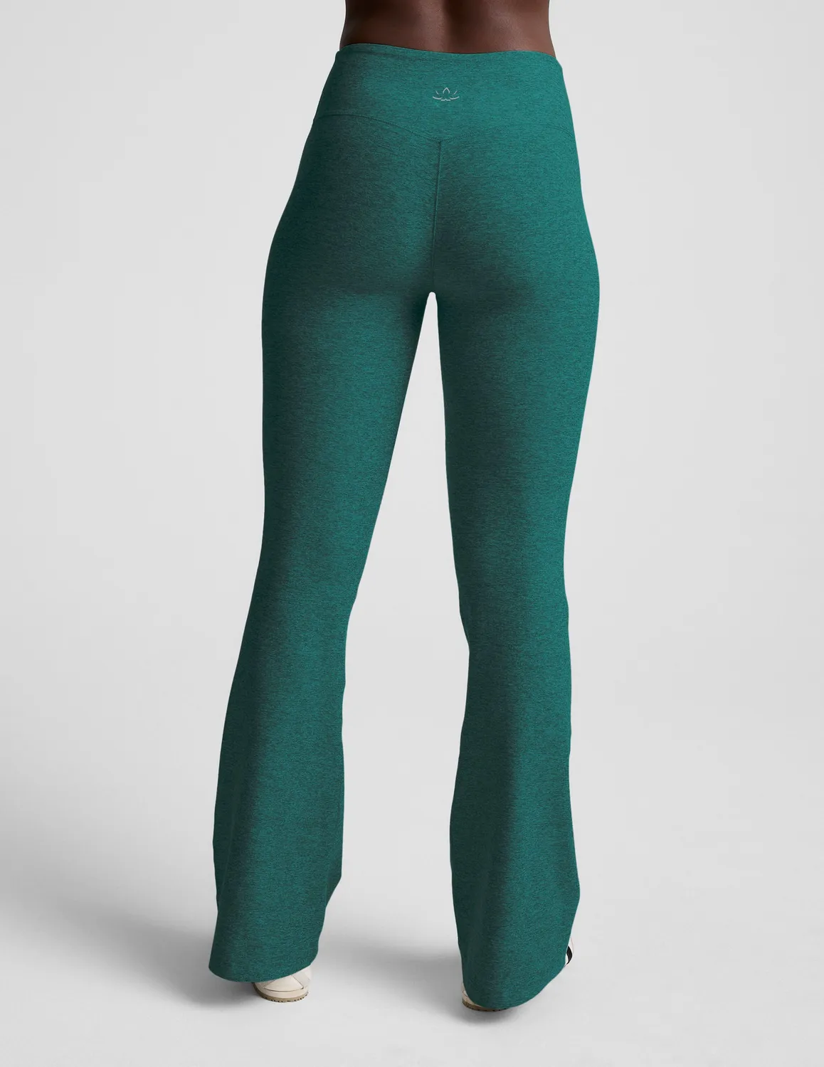 Beyond Yoga Spacedye Mid-Rise Bootcut Pant byxor Teal Sea Heather