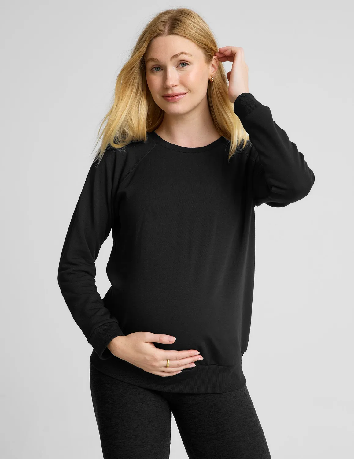 Beyond Yoga Favorite Raglan mammutröja Black