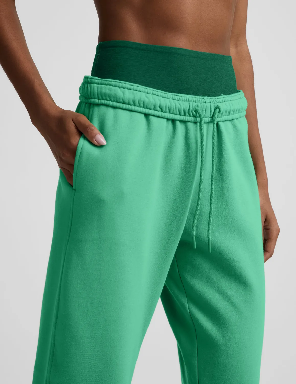 Beyond Yoga LuxeFleece 2.0 Jogger 26 mjukisbyxor jade