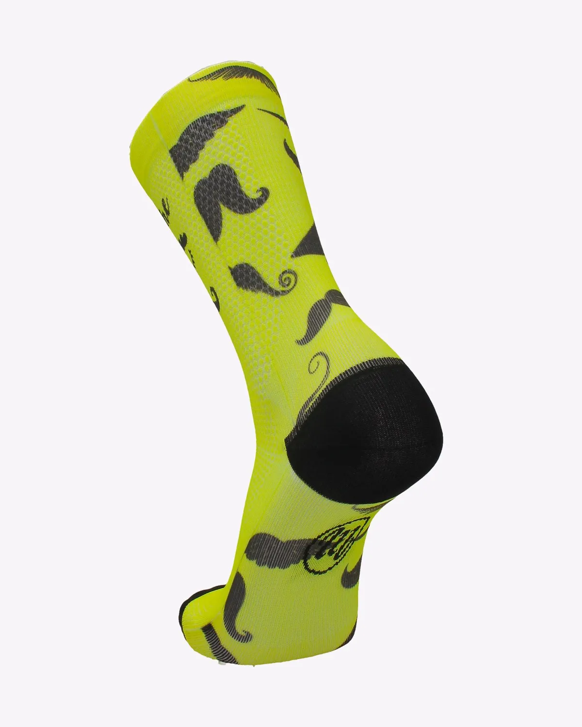 MB Wear Fun Mustache cykelstrumpor Mustache mönstrade