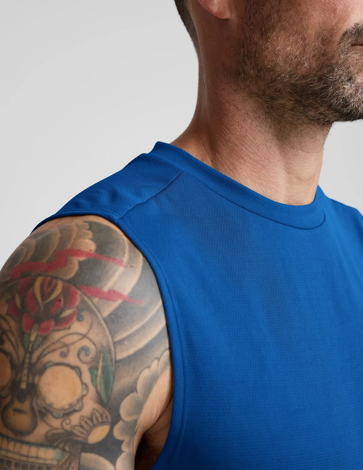 Beyond Yoga All In Active Tank linne horizon cobalt slim
