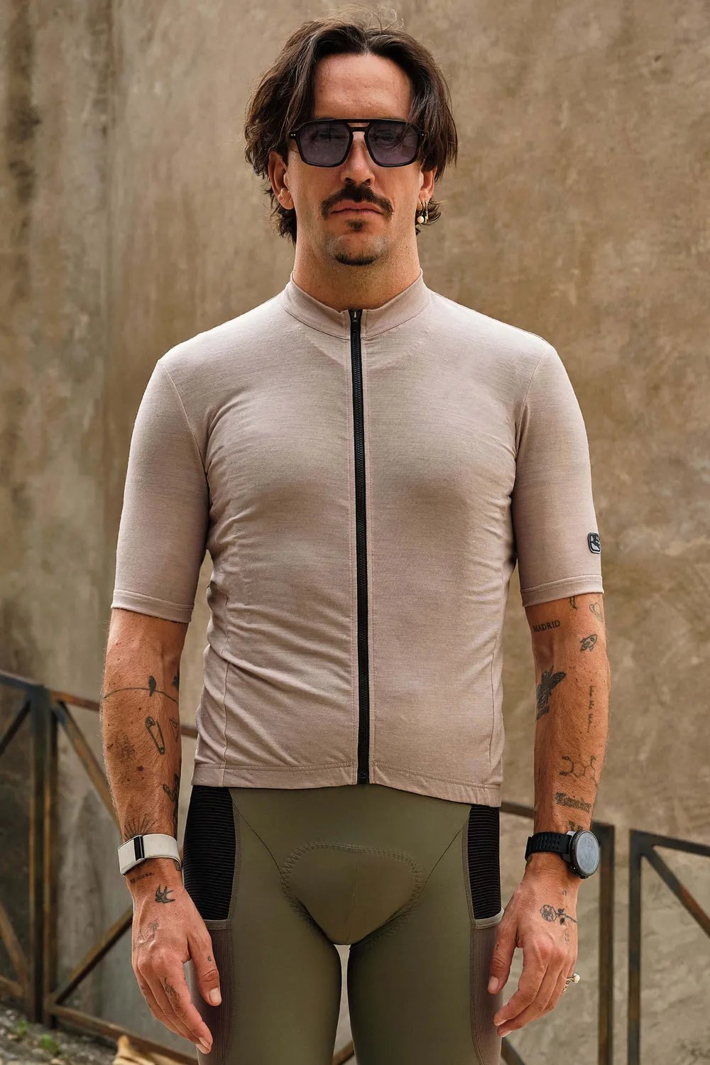 Giordana Beyond Gravel Wool cykeltröja merino svart