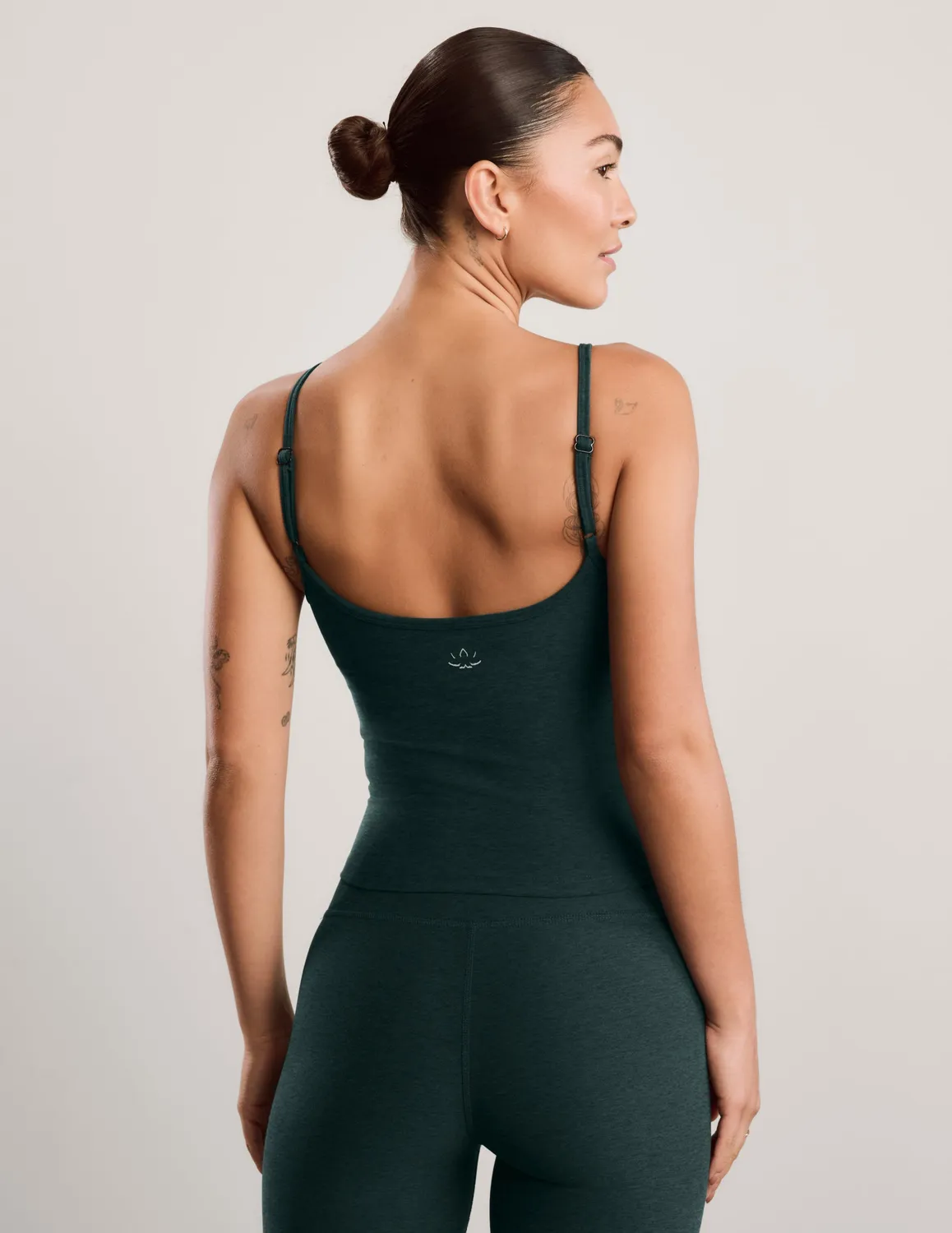 Beyond Yoga Spacedye Forever Tank linne Dark Ivy stretch