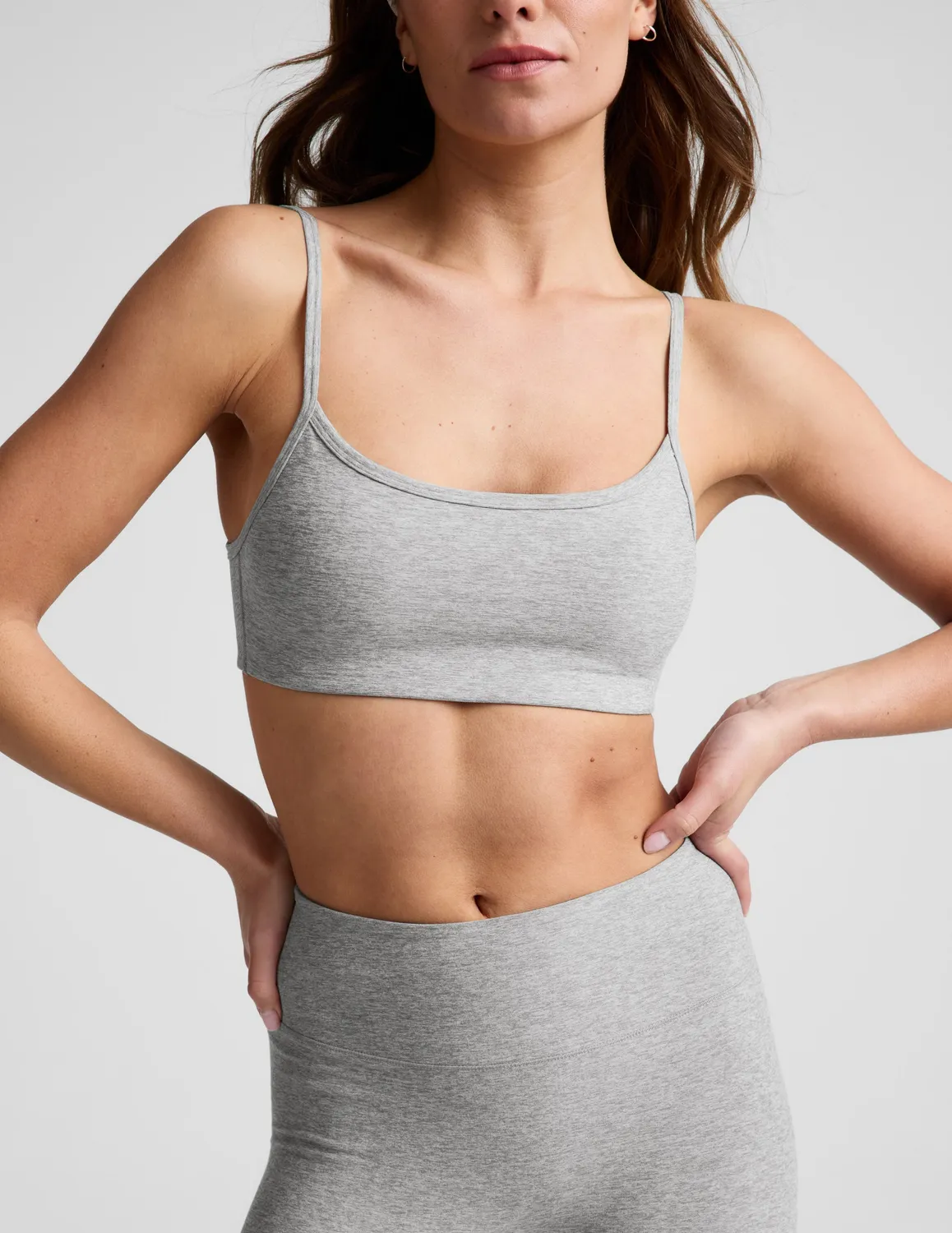 Beyond Yoga Spacedye Forever Bra träningsbh Silver Mist grå