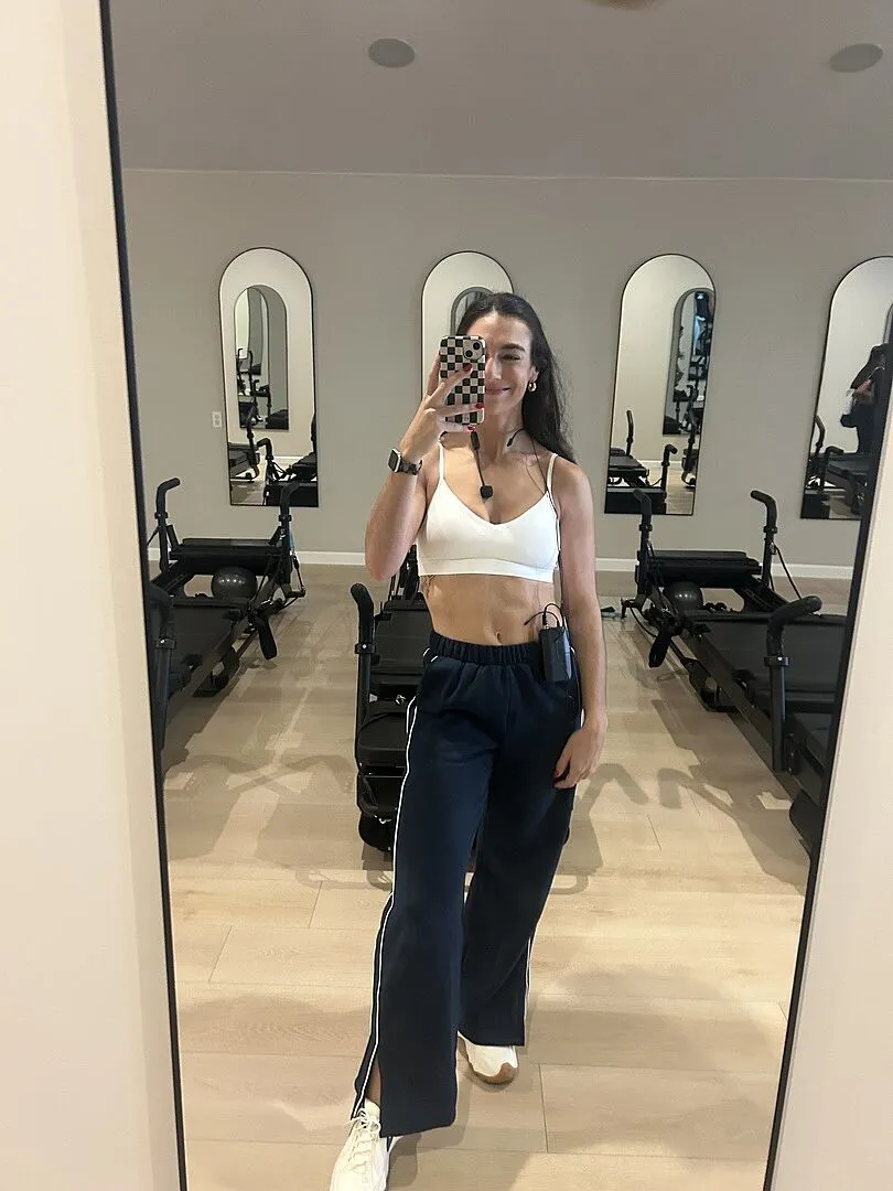 Beyond Yoga LuxeFleece Piper Wide Leg mjukisbyxor Navy