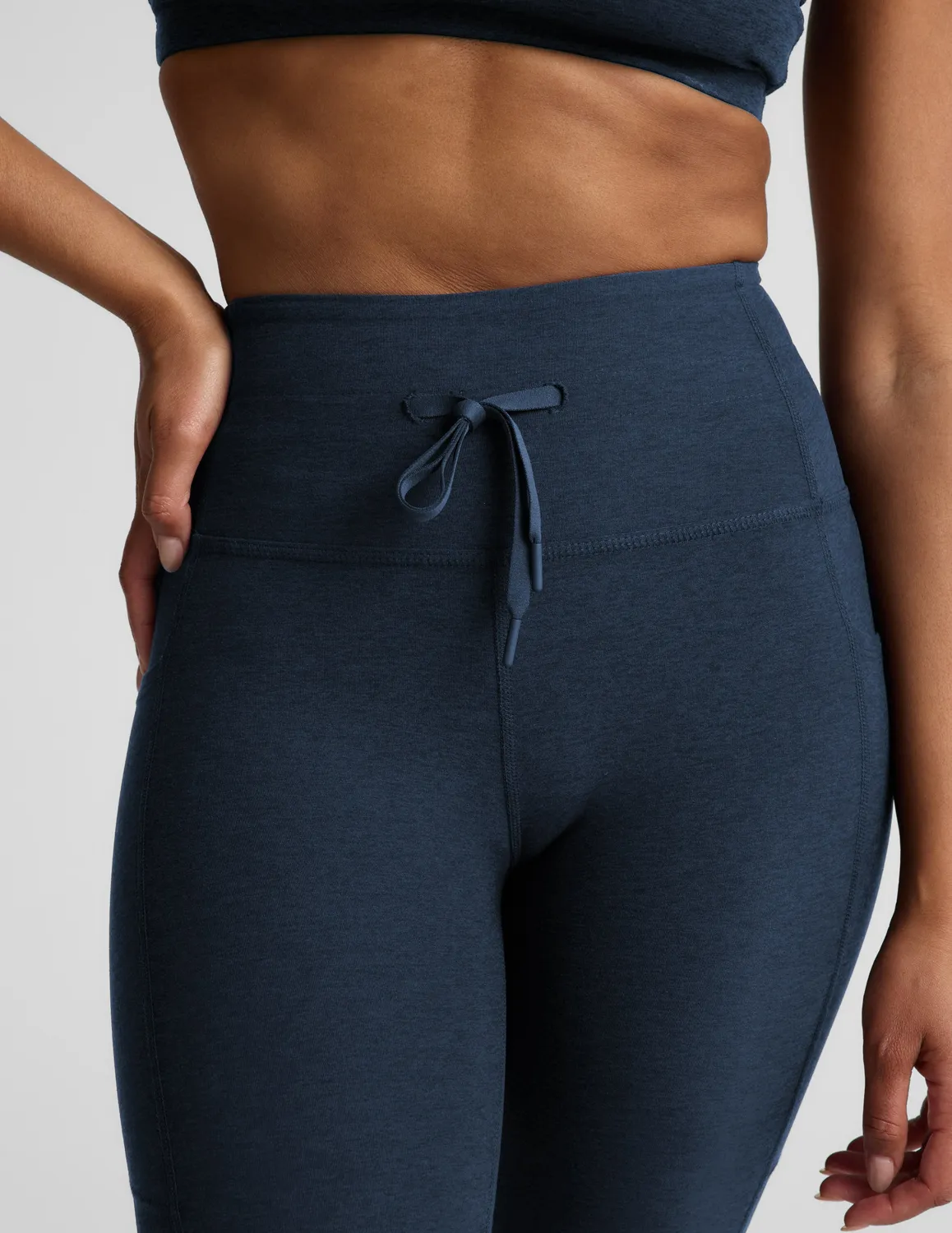 Beyond Yoga Spacedye Go Pocket Midi leggings marinblå ficka