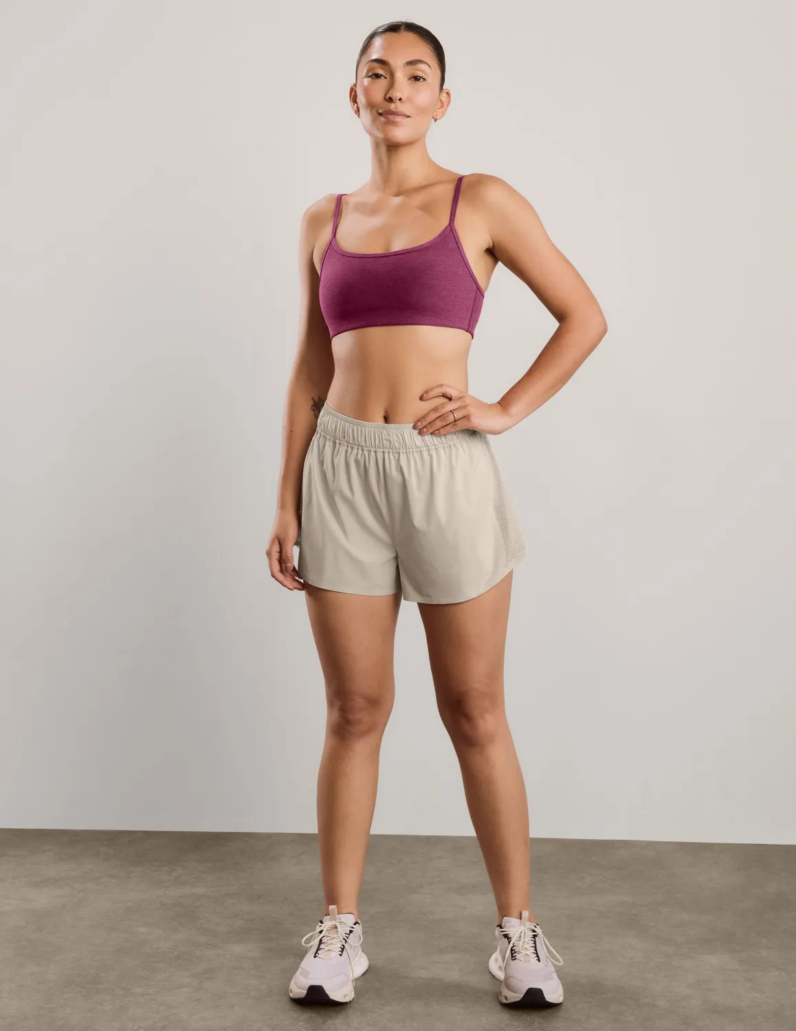 Beyond Yoga Spacedye Forever Bra sport-bh Pomegranate Heather form