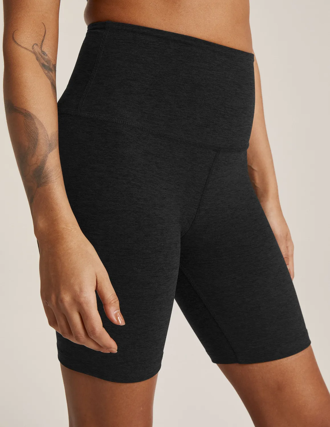 Beyond Yoga Spacedye Keep Pace 7 träningsshorts darkest night