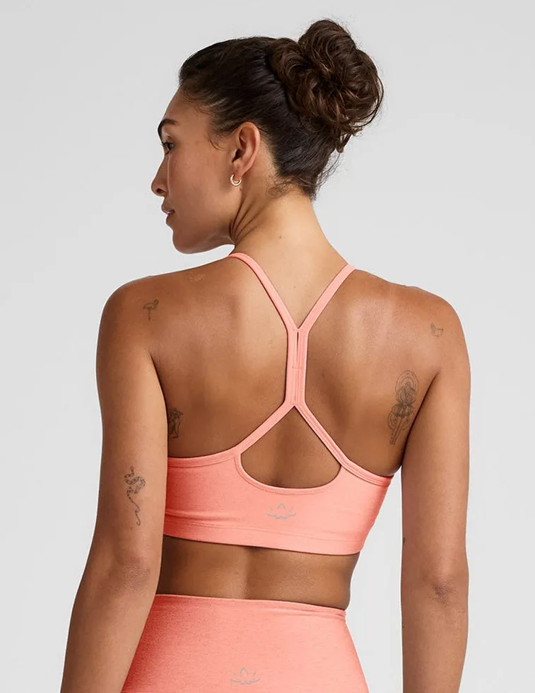 Beyond Yoga Spacedye Slim Racerback sport-bh Dreamsicle Heather