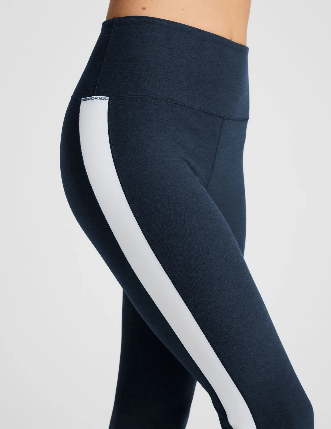 Beyond Yoga Spacedye Gemini Colorblock Side Slit Pant byxor blå bootcut