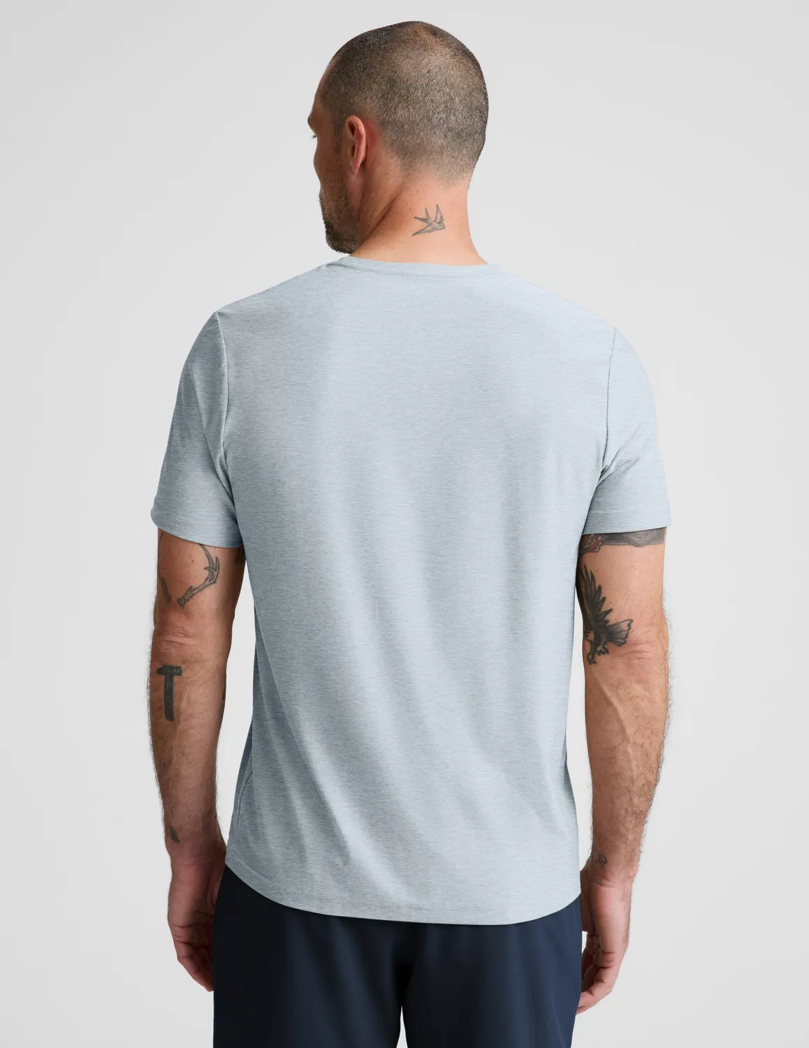 Always Beyond Men's Crew Tee 2.0 t-shirt Cloud Drift ljus