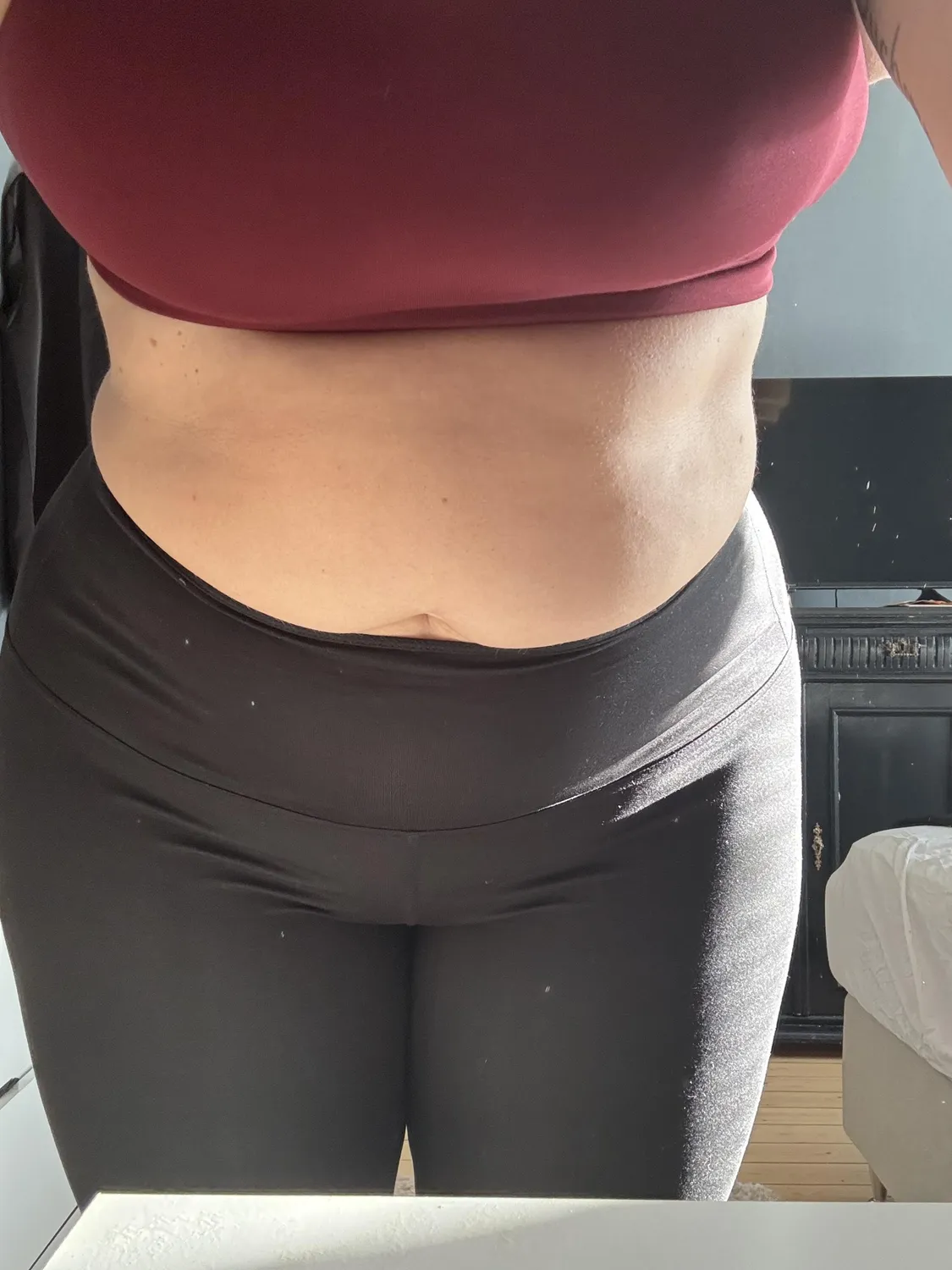 Tripulse Fitness Pro Tencel träningstights vinröd svala