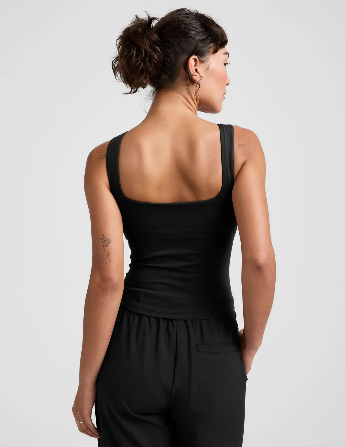 Beyond Yoga Eclipse Open Back Tank linne Black svart bh-linne