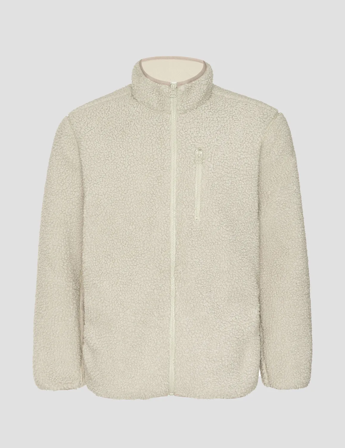 Beyond Yoga Boucle Fleece zipjacka Sand mjuk