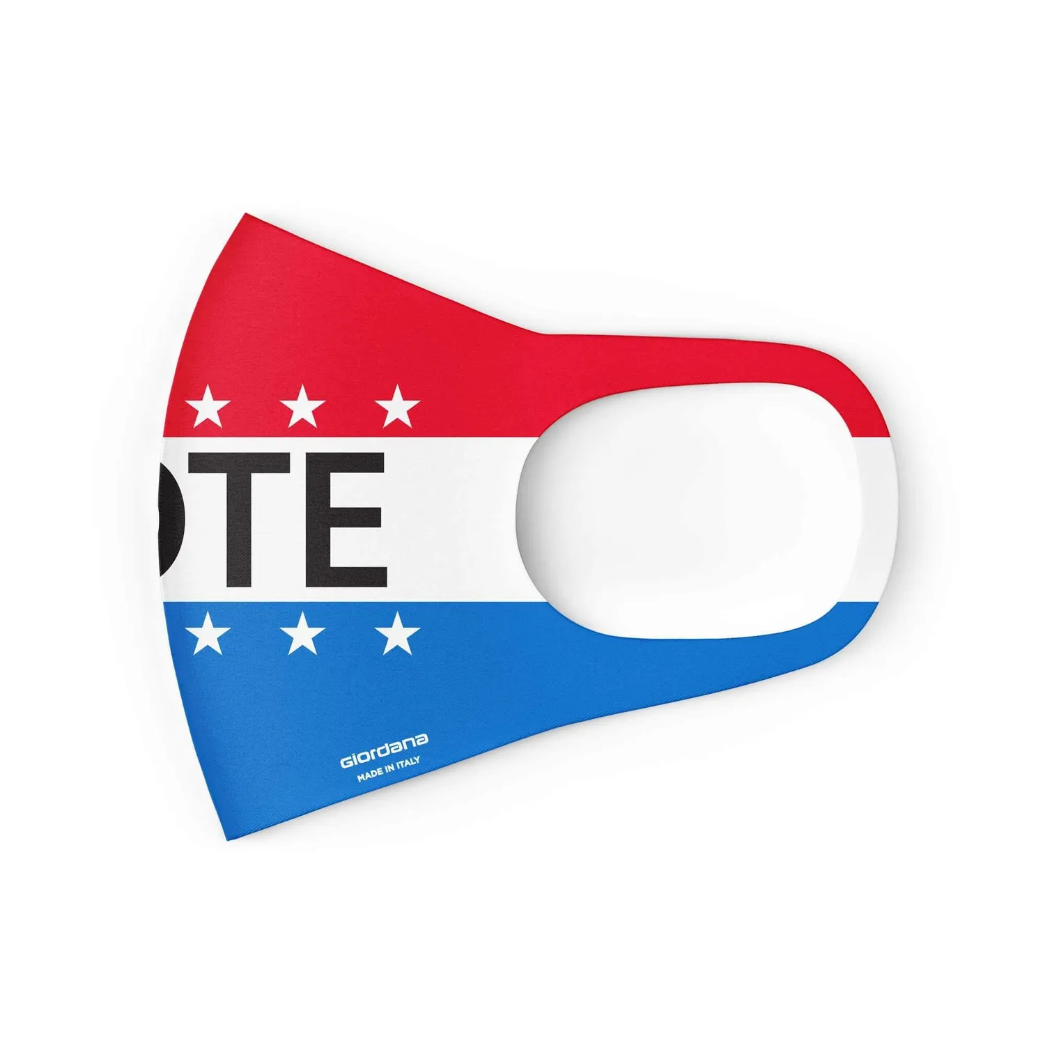 Giordana Vote ansiktsmask svart tvättbar lätt