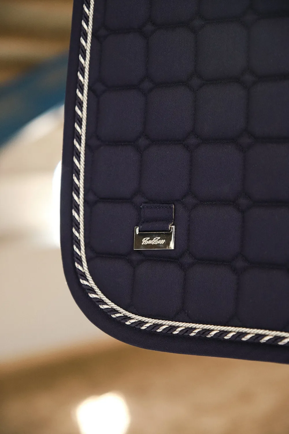 ZacZess Dressage Deep Ocean dressyrschabrak blå Full Quick Dry