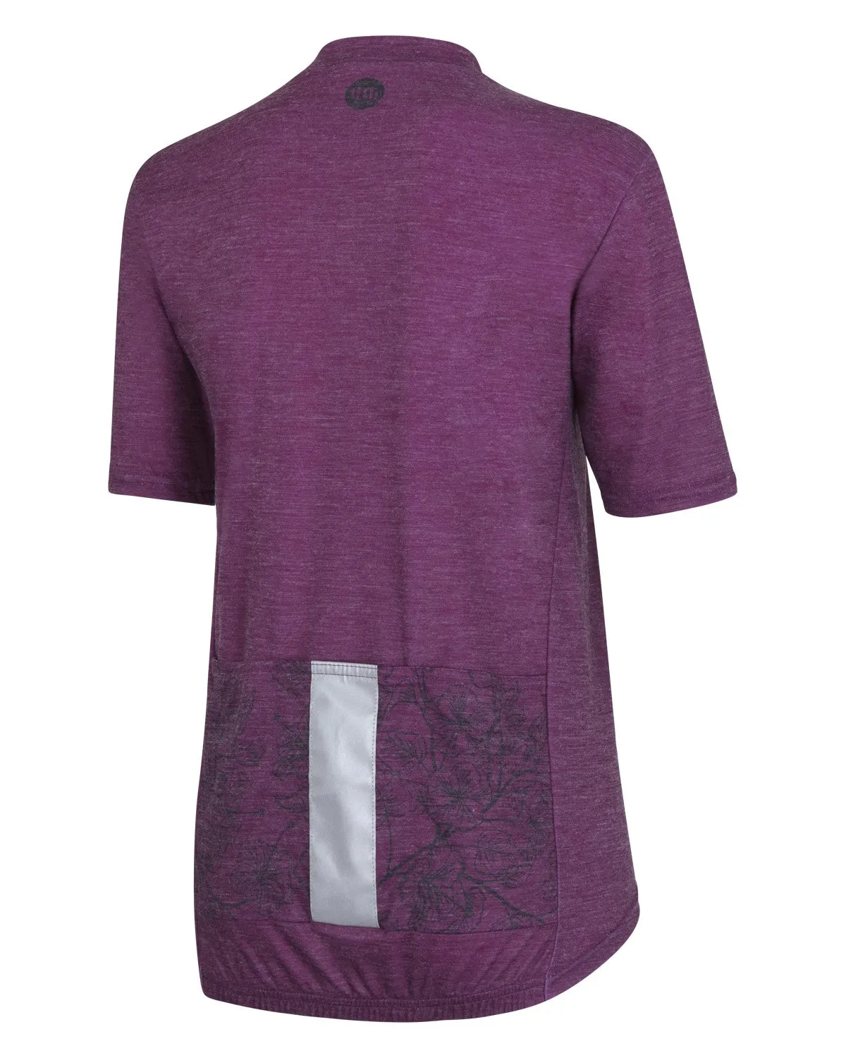 MB Wear Gravel Nature Violet Flowers cykeltröja ullblandning