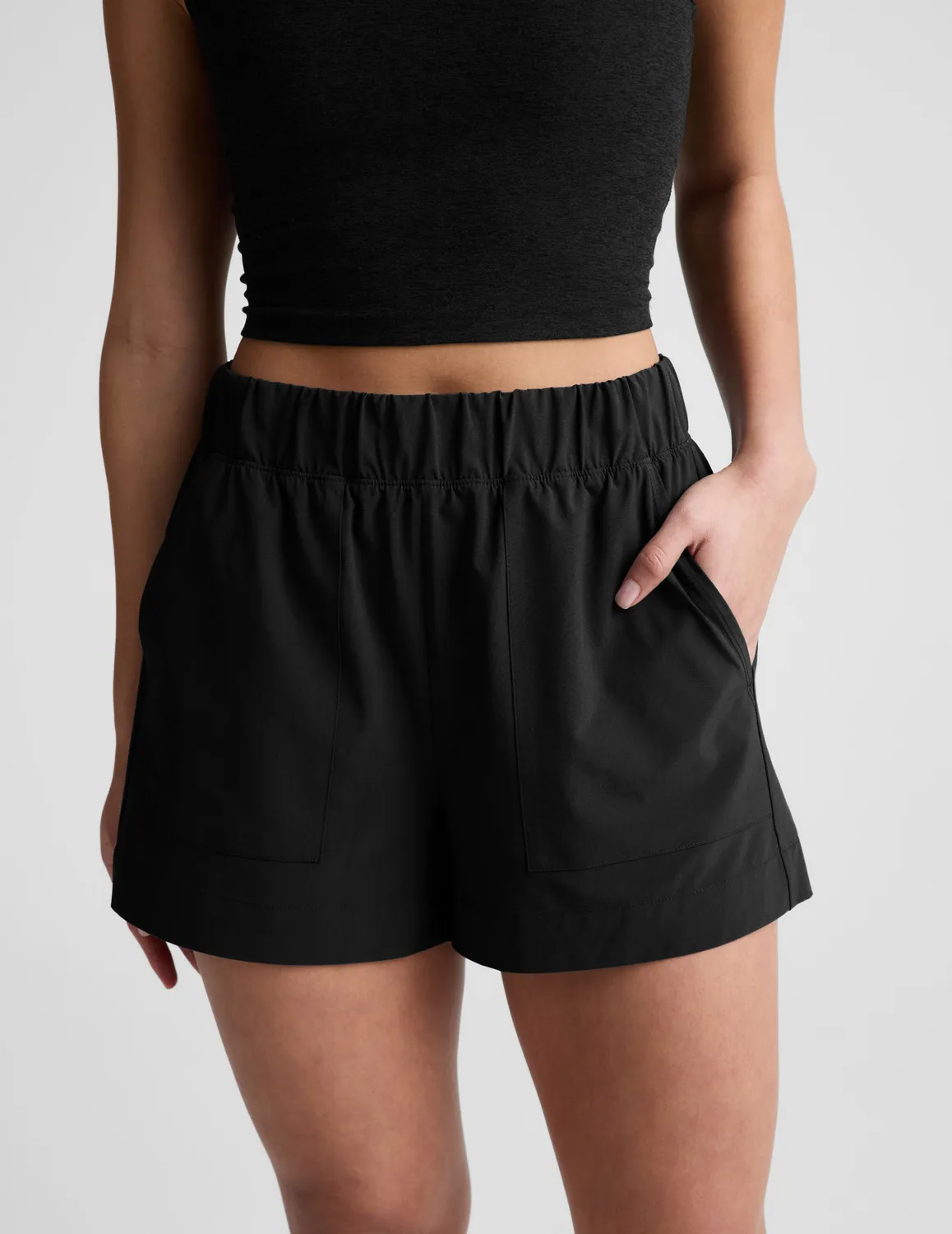 Beyond Yoga Easy 3" shorts True Black stretch fickor